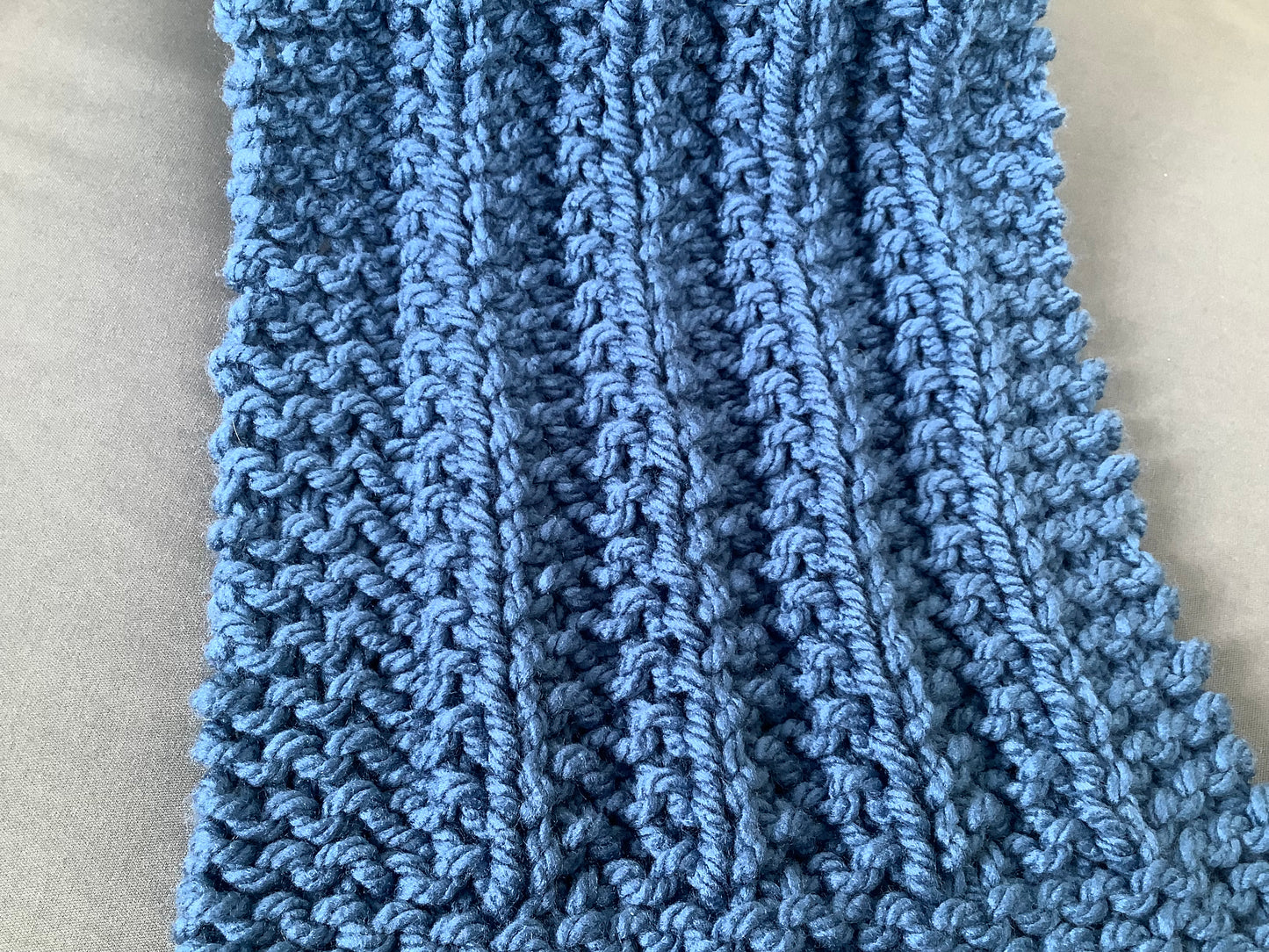 Mistake Rib Scarf Knitting Pattern