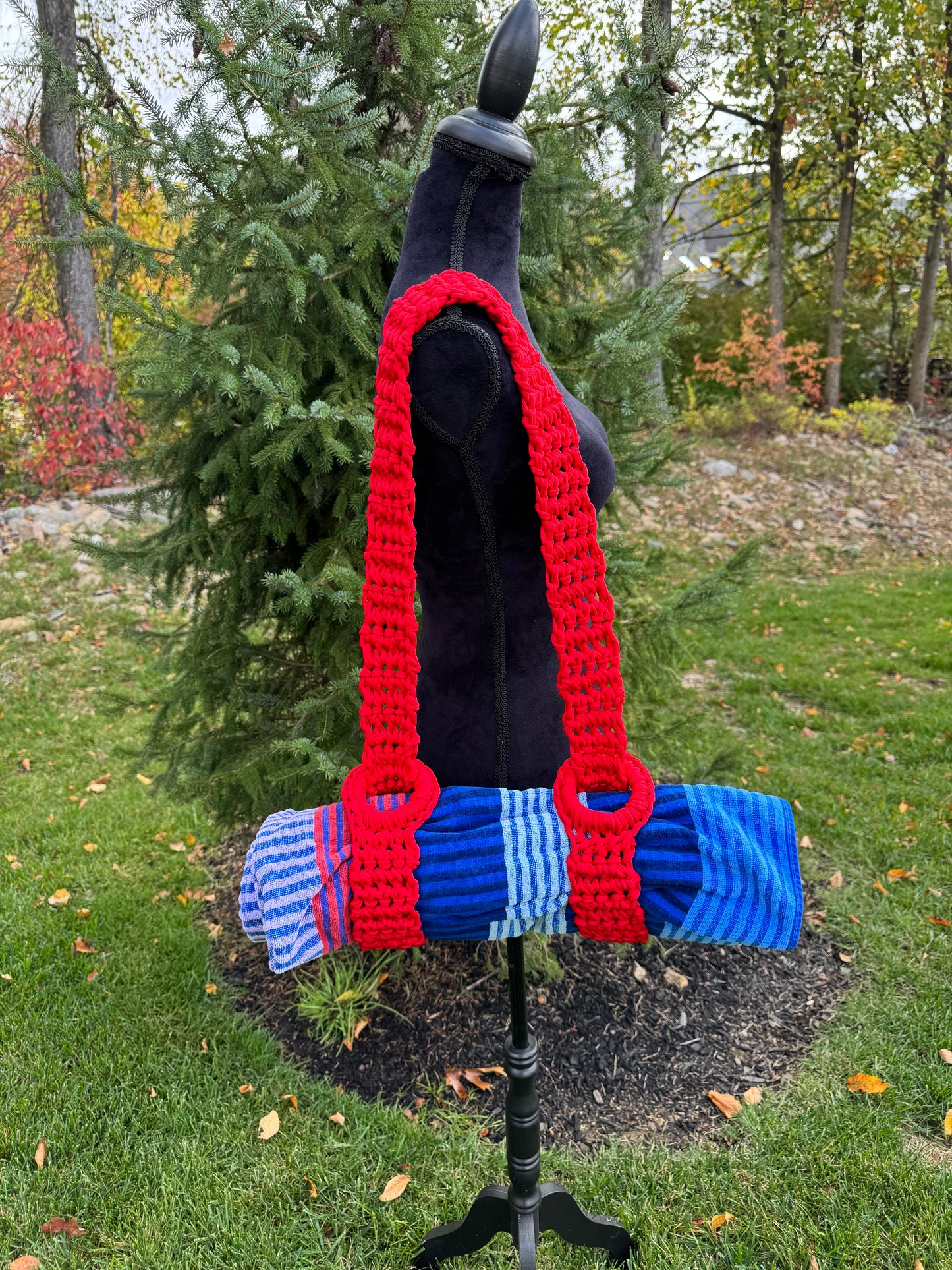 Crochet Kit: Adjustable Yoga Mat Strap - Choice of Color