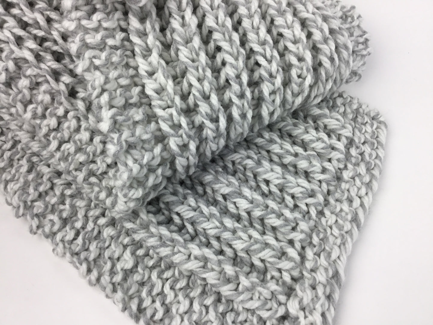 Fisherman's Rib Knit Scarf Pattern for Beginners