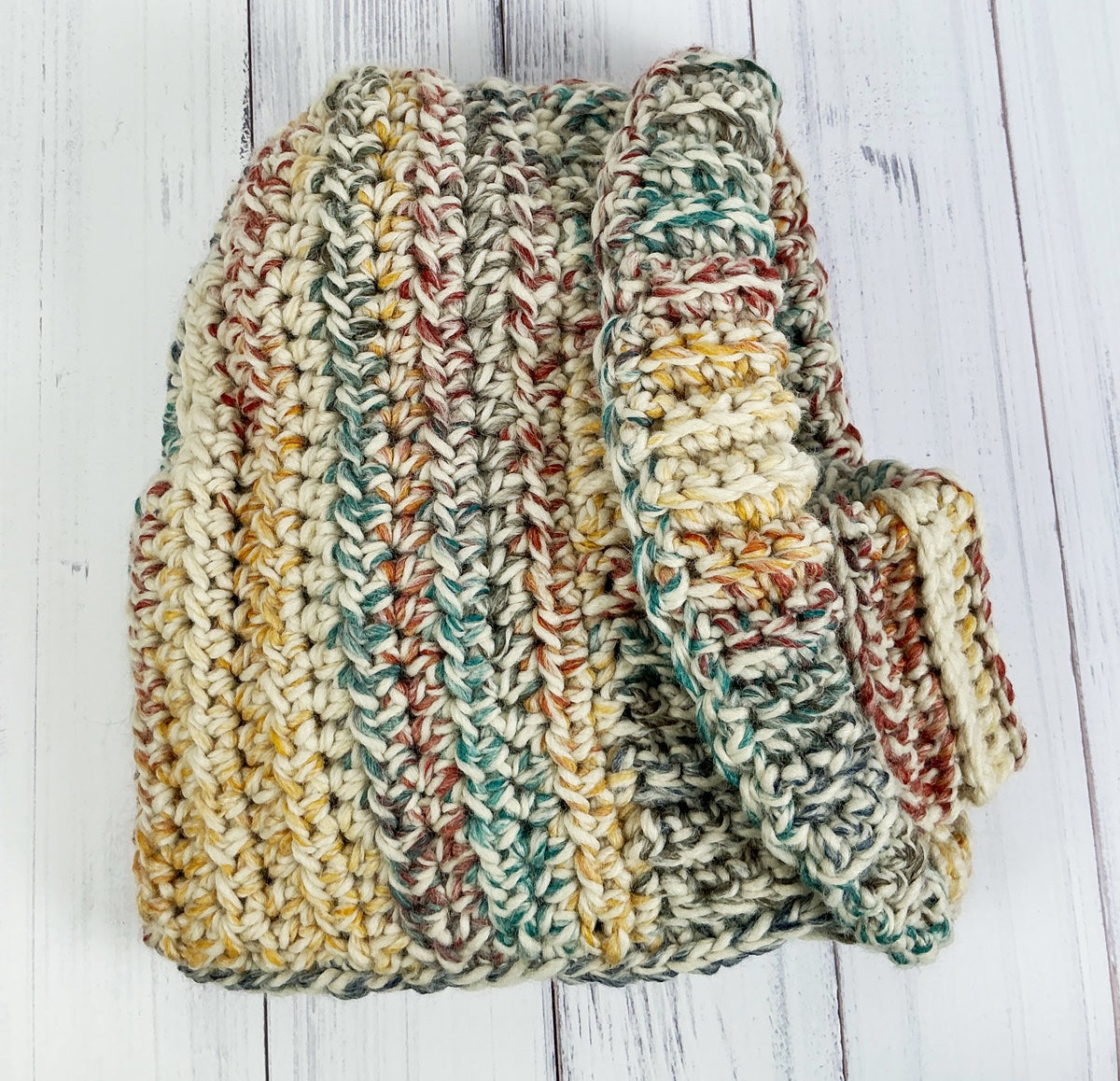 Crochet Turtleneck Hoodie Pattern