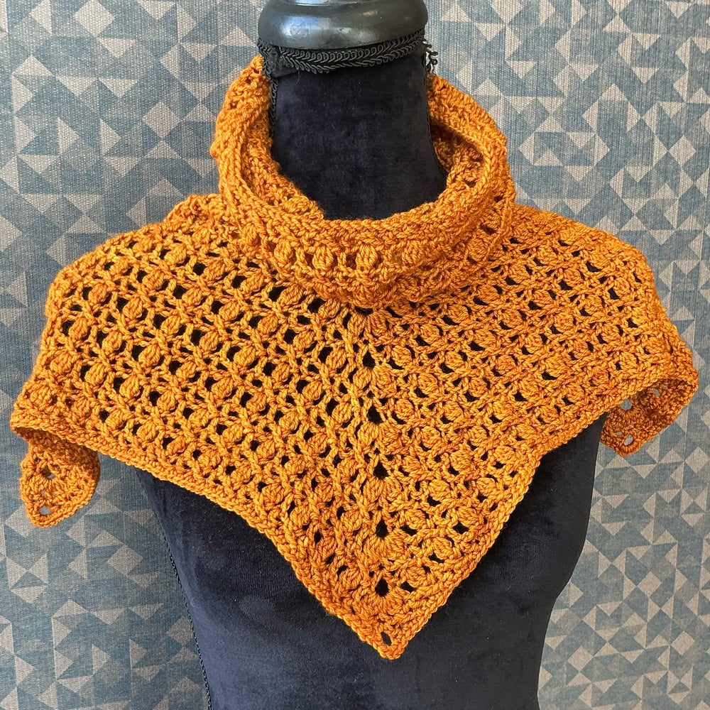 Brocatelle Bandana Cowl Crochet Pattern