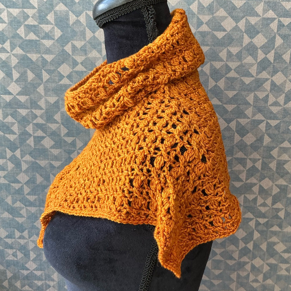 Brocatelle Bandana Cowl Crochet Pattern